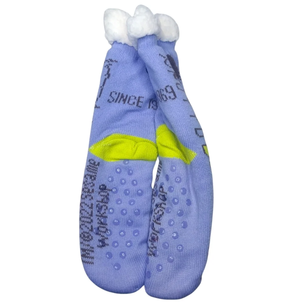 🎁 FREE with purchase- Sesame Street Sherpa Lined Gripper Bottom Slipper Socks